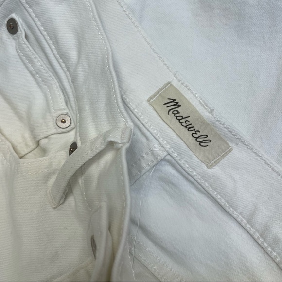 Madewell The High-Rise Slim Boyjean in Tile White size 24 - Picture 8 of 8